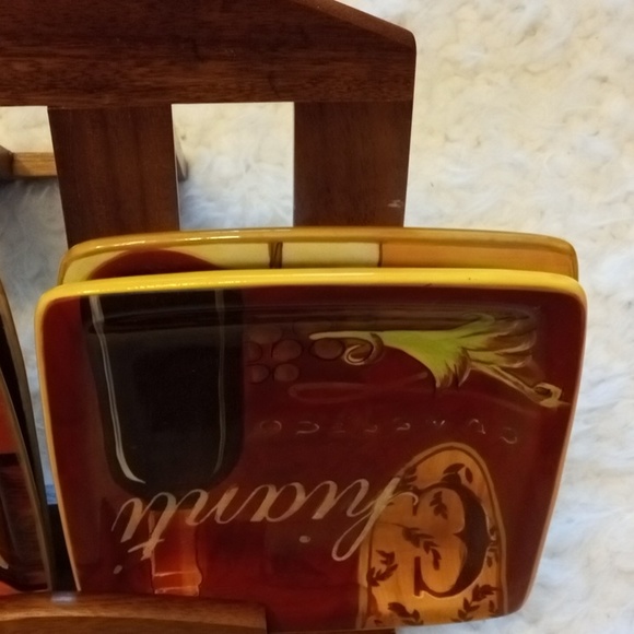 Pier 1 4 pc Cucina Appetizer/ dessert plates - Picture 9 of 14